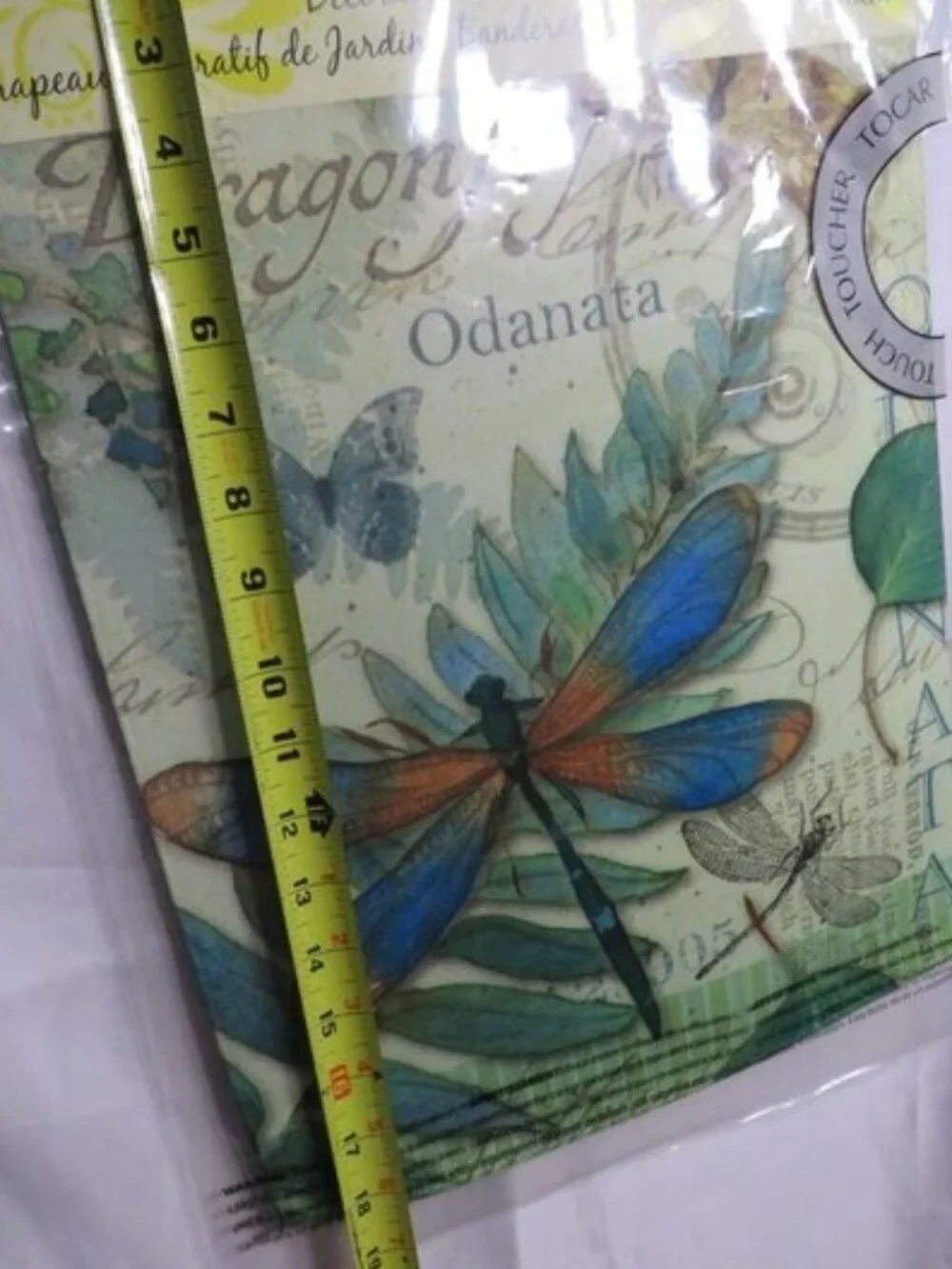 JetMax Dragonflies Garden Flag NIP 18x12 Flowers Bouquet Spring Summer New